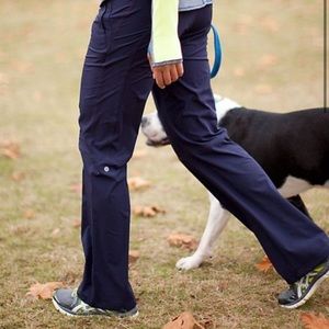 Lululemon dog runner pants Sz 4- black grape